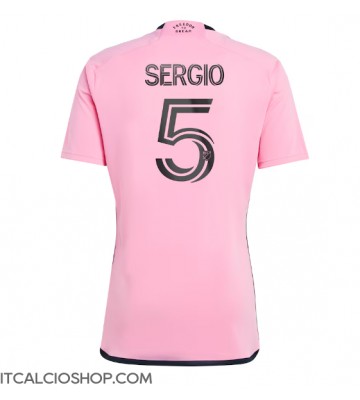 Inter Miami Sergio Busquets #5 Prima Maglia 2024-25 Manica Corta